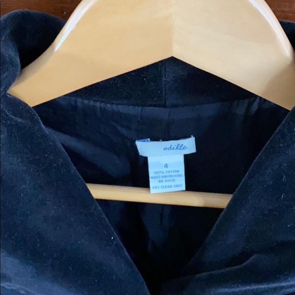 Vintage Anthropologie Odille Vintage Velvet Jacket Size 4 - Picture 2 of 6